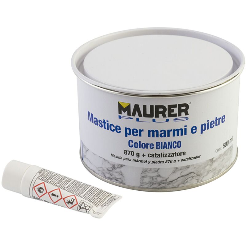 

Maurer - Masilla para marmol piedra 500 ml color blanca