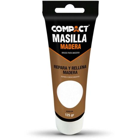 Masilla plástica madera 120gr blanca