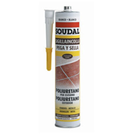 MASILLA POLIURETANO PEGA Y SELLA 300ML GRIS - 115794