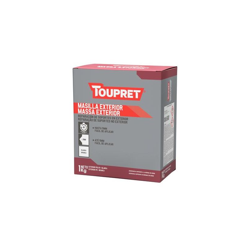 

Masilla Polvo Exterior Toupret 1 Kg