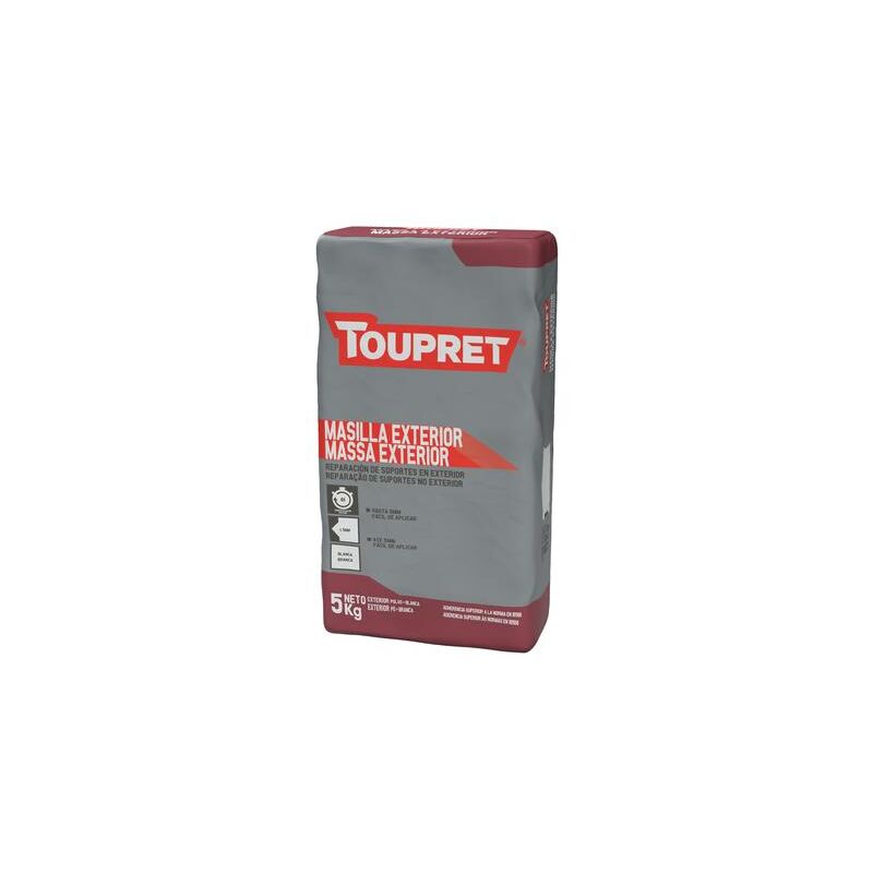 

Masilla Polvo Exterior Toupret 5 Kg