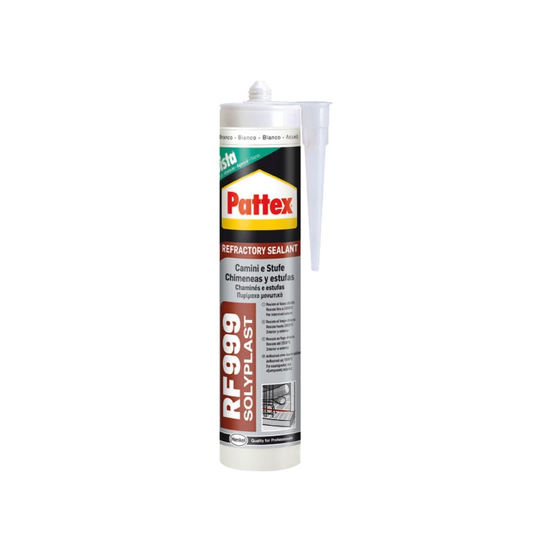 

masilla refrectaria 1500º RF999 300 Ml Negro - Pattex