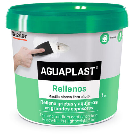 Masilla Restaurancion Capa Gruesa 1 Kg Interior Aguaplast