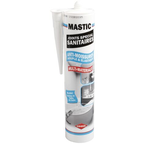 MASILLA SILICICA SANITARIA BLANCA 280ML COGEX