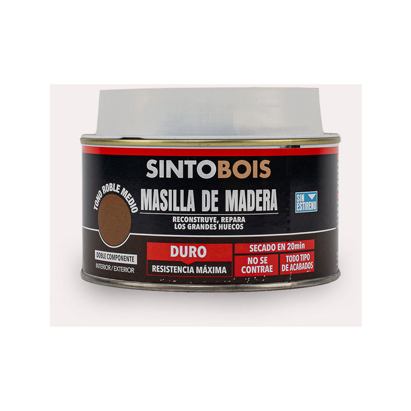 

Masilla Sintobois Madera Duro - Roble Medio, 550 gr