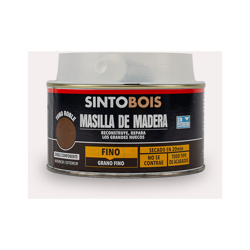 

Masilla bois Madera Fino - Abeto, 570 gr - Sinto