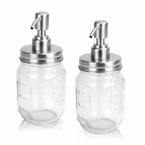 Mason Jar Soap Dispensers - Set of 2 | M&W