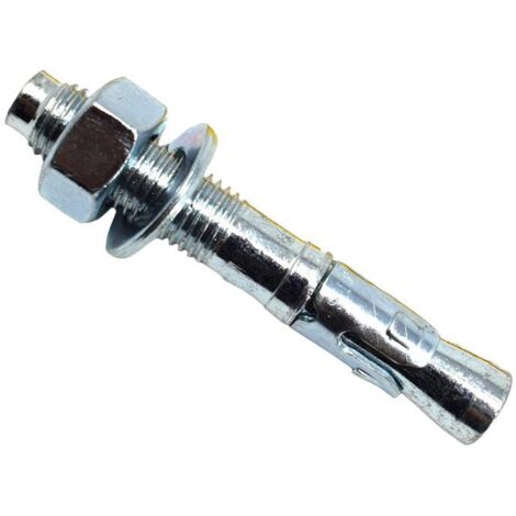 Masonmate 0841ETA620105 Zinc Plated Through Bolt M16 x 105mm 25 MAMTBZM16105
