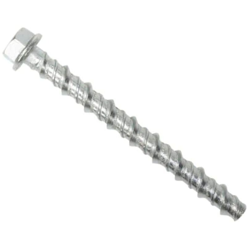 Masonmate 0856M490100 Flangehex Concrete Screwbolt M6 x 100mm 100 MAMSBFM6100