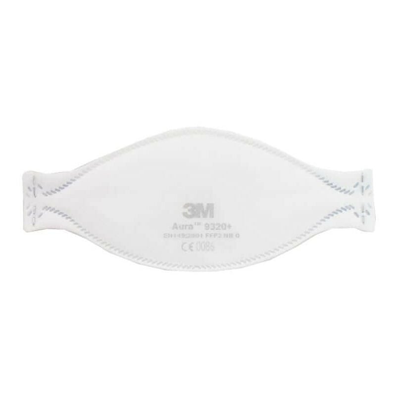 3M - Masque Aura 9320 anti-poussières pliable FFP2 sans soupape x 10
