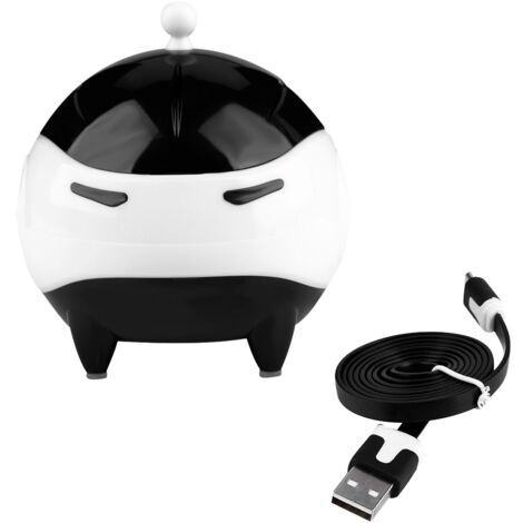 Masque à billes pour lentilles de contact portable, nettoyeur automatique USB (Noir)