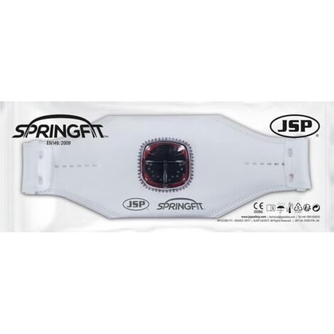 Masque à usage unique Springfit™ 435ML FFP3 avec valve Typhoon™ - boîte de 10 - JSP