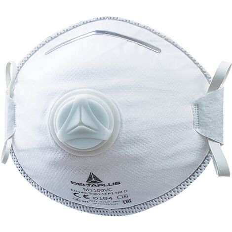 Masque Anti-poussière Jetable M1100v Protection Respiratoire Ffp1 Jetable - Delta Plus