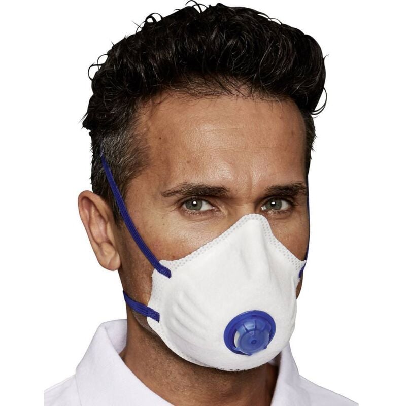 Ekastu Mandil 414 214 Masque anti poussières fines avec soupape FFP2 d 12 pc(s) en 149:2001 din 149:2001