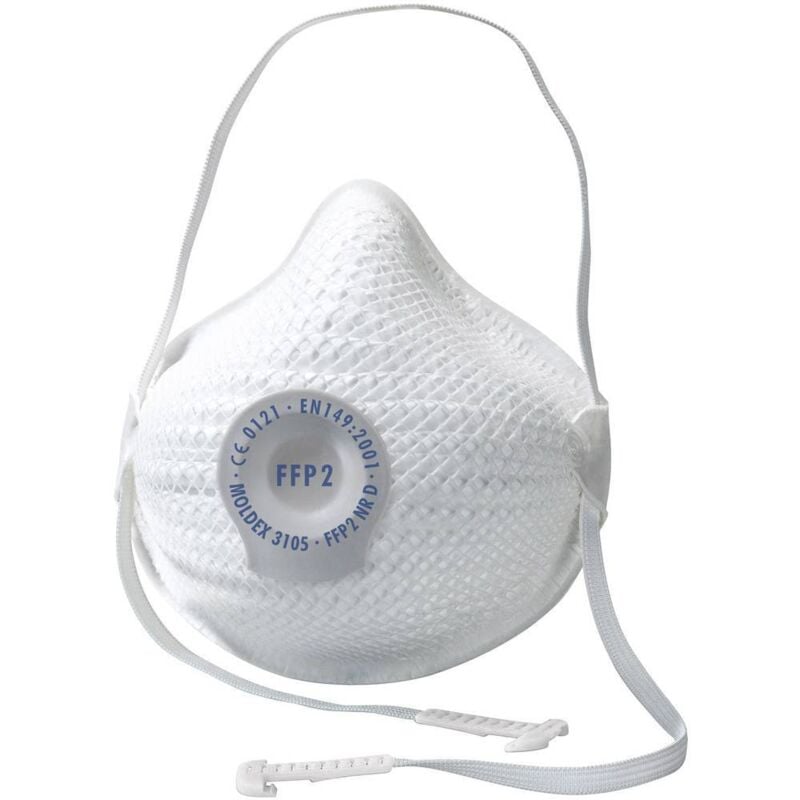 Moldex - Air 310501 Masque anti poussières fines avec soupape FFP2 d 10 pc(s) en 149:2001, en 149:2009 din 149:2001, din 149:2009 Q125982