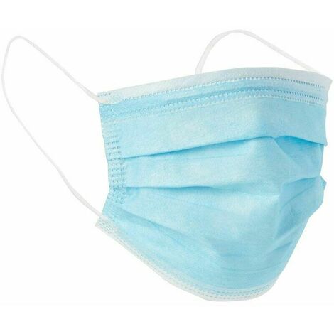 Masque Chirurgical Médical 3 Couches De Type Iir, Filtration Bactérienne À 98%, Vérifié Et Testé, Non Stérile (Paquet De 50 Masques)，