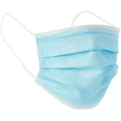 Masque Chirurgical Médical 3 Couches De Type Iir, Filtration Bactérienne À 98%, Vérifié Et Testé, Non Stérile (Paquet De 50 Masques)，