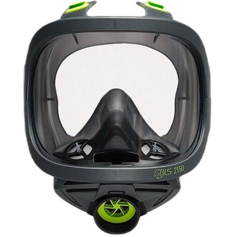 Masque complet avec visière en polycarbonate et joint facial en thermoplastique classe 2 - 2150 - BLS FRANCE SAS
