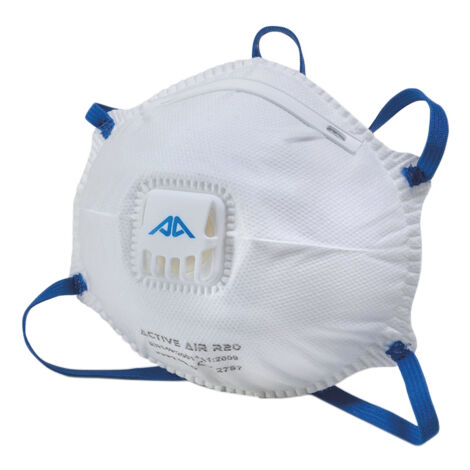 Masque coque ffp2 avec valve active air r20 - ACTIVE GEAR - Vendu par : 10
