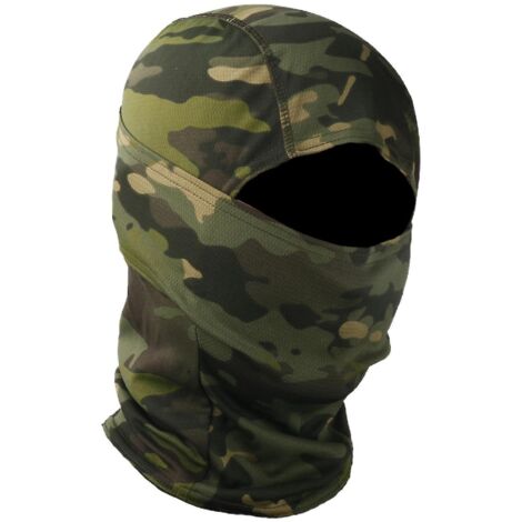 Masque de camouflage, cagoule, couvre-chef pour cyclisme et moto, casque d'entraînement extérieur - Jungle Scorpion