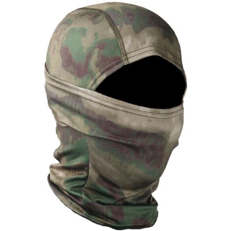 Masque de camouflage, cagoule, couvre-chef pour cyclisme et moto en extérieur, casques d'entraînement - Ruines de la jungle