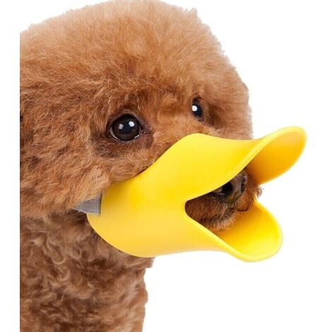 Masque de museau en silicone pour chiens – Anti-morsure – Circonférence 15 cm – Réglable 18-30 cm – Pour chiens 3-7 kg