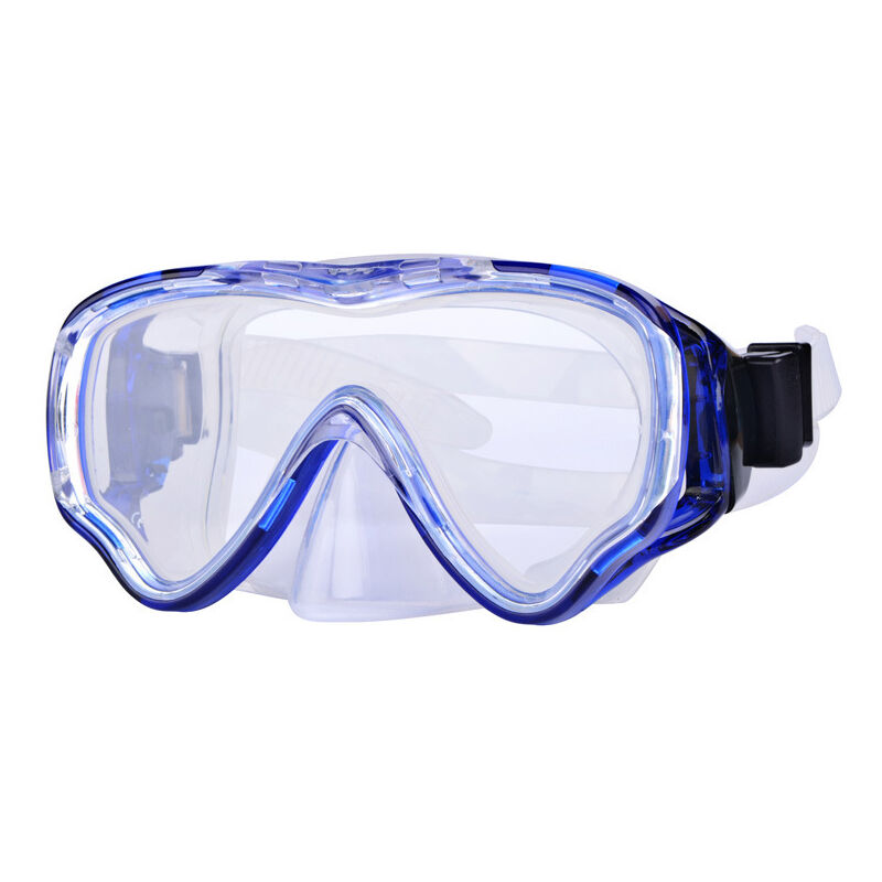 Ilovemilan - Masque de plongée Snorkeling Gear Goggles Lunettes de natation avec masque de nez (bleu)