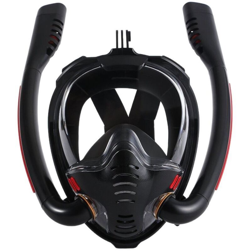 Masque de Plongée, Masque Snorkeling Adulte, Masque Tuba, Masque de Plongée Intégral, 180° HD Anti-Leak Anti-Fog Masque de Plongée pour Adultes et