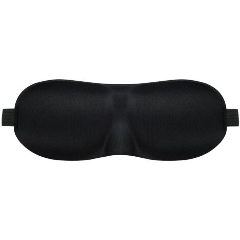 Masque de protection 3D uni - Noir pour visage et yeux