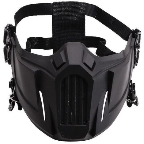 Masque de protection ajustable pour extérieur, coupe-vent, anti-poussière, cosplay, ski, cyclisme