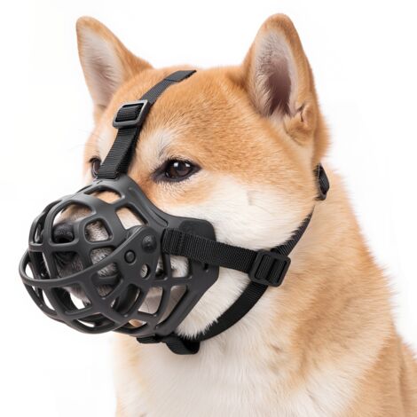 Masque de protection buccale pour chien golden retriever de taille moyenne et grande, en silicone spécial, anti-morsure et permettant de boire de l'eau.
