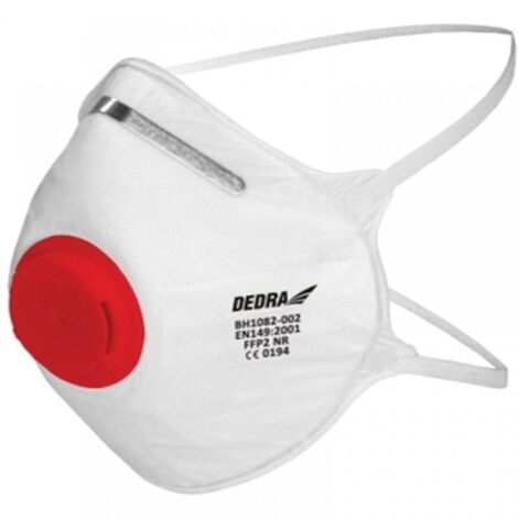 Masque de protection dedra ffp2 avec valve certifié 2 pièces