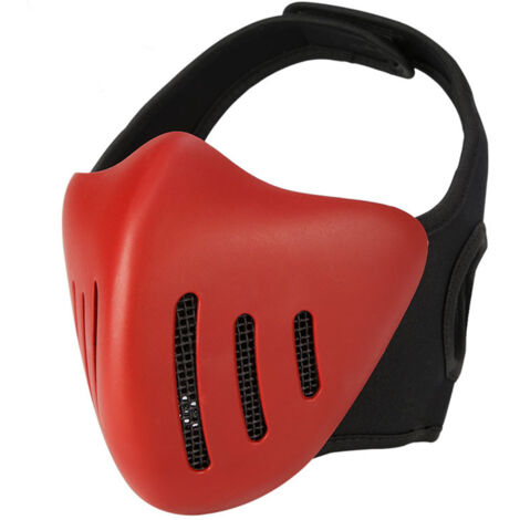 Masque de protection tactique TPU pour tir extérieur, chasse et jeux de simulation CS