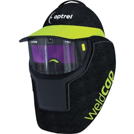 Masque de protection Weldcap RC 3/9-12 – Filtre automatique DIN 9-12 – Grand champ de vision – Pour soudage à l'arc et au gaz – Optrel