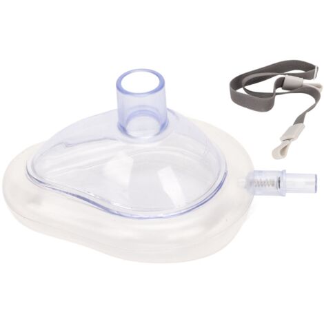 Masque de RCR en Silicone Portable pour Enfants - Couverture Faciale d'Urgence Sécurisée