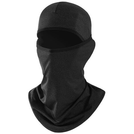 Masque de ski Masque de tête Masque intégral Coupe-vent Couverture de visage Soleil Protection UV Écharpe Hommes Femmes Sports de plein air Casquette de cyclisme Gris foncé