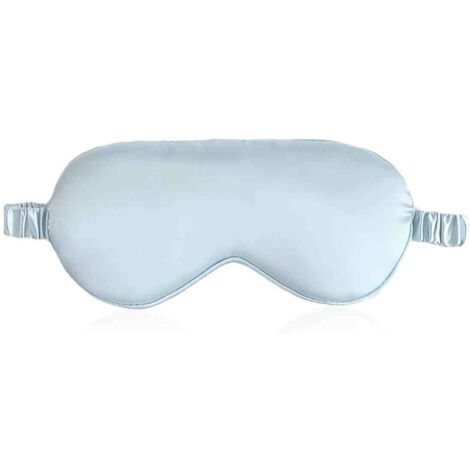 Masque de sommeil en soie avec élastique, respirant, idéal pour dormir, voyager, pour filles, femmes et hommes.