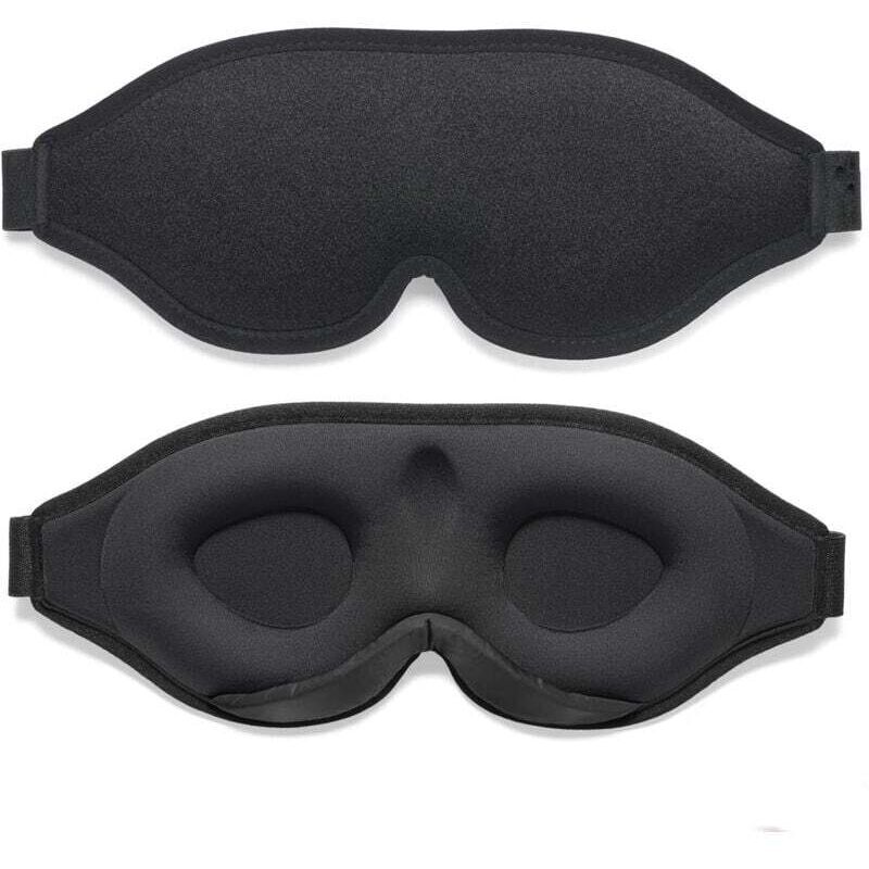 XVX - Masque de Sommeil Zero Pression-Design Ergonomique 3D, les Siestes, la Méditation, les Voyages,Occultant pour Hommes & FemmesMasque Yeux Ultra