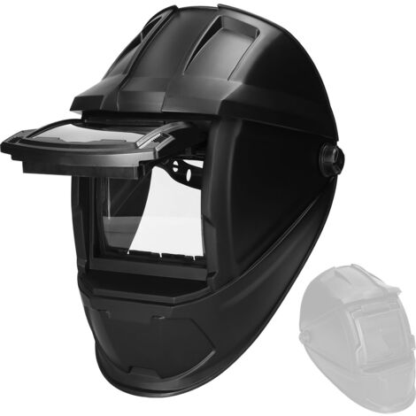 Masque de soudage à gradation automatique, casques de soudage montés sur la tête, masque de soudage à l'arc à l'argon, masque de protection (noir)
