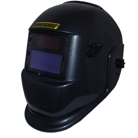 Masque de soudage - cagoule de soudure électronique noir carbone ELECTROPOWER