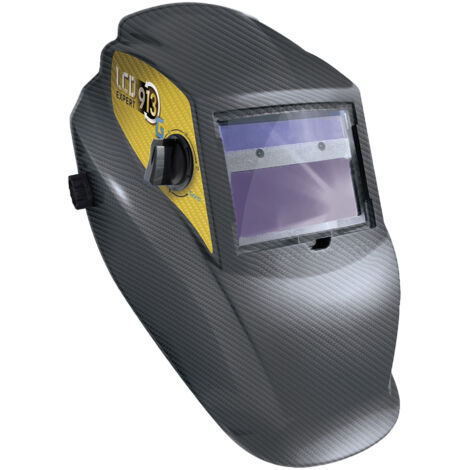 GYS – Masque soudeur LCD 9-13 G Carbon – Protection optimale contre éclats – Vision claire et précise – Poids léger 0.5 kg