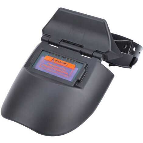 Masque de Soudeur Professionnel Auto-obscurcissant Casque de Soudage Solaire Monté sur la Tête Noir Masque et lunette de soudure