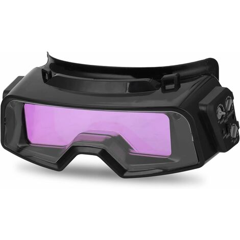 Jusch – Masque de soudure à assombrissement automatique – Protection yeux DIN5-DIN13 – Réaction rapide 3/10000s – Conception ergonomique et résistante