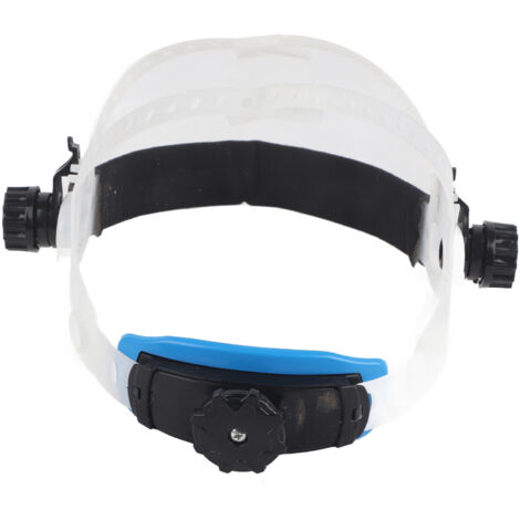Masque de Soudure à Bandeau Réglable pour Casque à Assombrissement Automatique - Accessoire Blanc