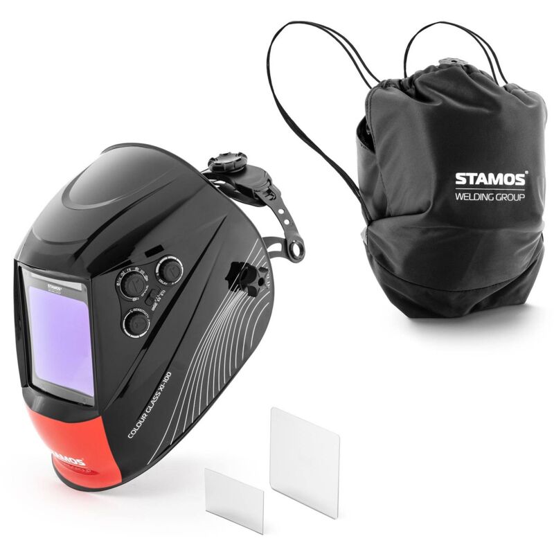 Masque de soudure - colour glass XI-100 - champ de vision en couleur Casque de soudure Casque de soudure automatique