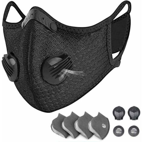 Masque de sports de plein air enfants adultes masque d'équitation masque noir sac anglais