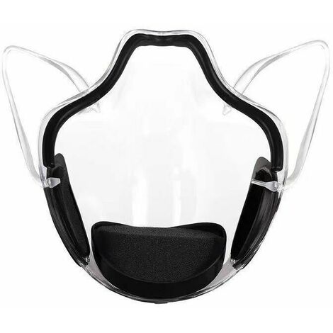 Masque d'isolement Masque léger respirant, masque lavable réutilisable, 2 pièces