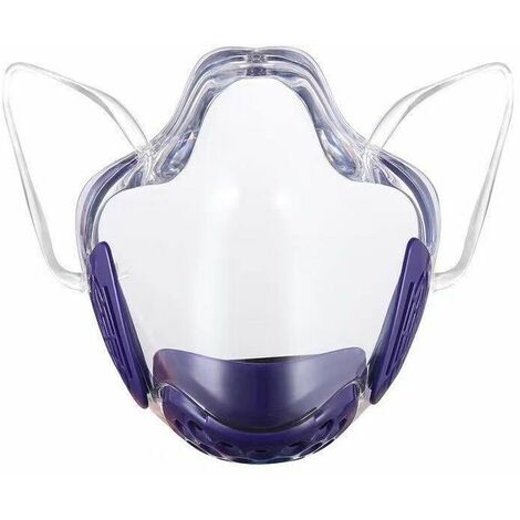 Masque d'isolement Masque léger respirant, masque lavable réutilisable, 2 pièces