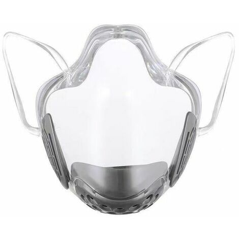 Masque d'isolement Masque léger respirant, masque lavable réutilisable, 2 pièces
