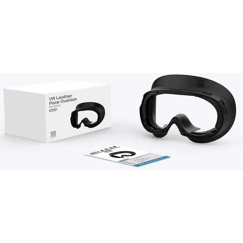 Fei Yu - Masque en cuir pour casque Pico 4 Vr Masque en cuir Lavable et résistant à la transpiration Housse de protection en cuir de remplacement